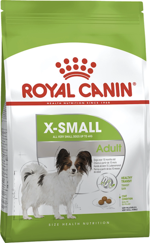 Сухий корм для дорослих собак дрібних порід Royal Canin X-Small Adult 1,5 кг (домашня птиця) 6526 фото