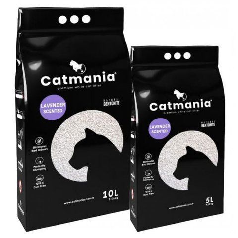 Наповнювач бетонітовий CATMANIA Лаванда, 5л 3355 фото