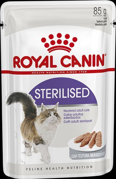 Вологий корм ROYAL CANIN STERILISED.0.85g паштет 6013 фото