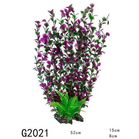 Декорація для акваріума рослина G2021 52*15*8 см (пластик) 16268 фото