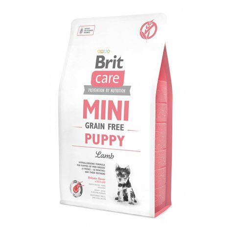 Сухий корм для цуценят Brit Care GF Mini Puppy Lamb 2кг 13964 фото