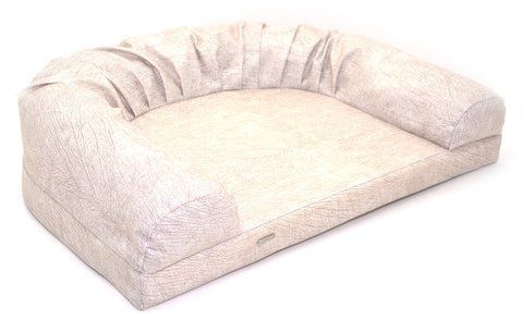 Диван для собак і котів Мрія бежевий №1 520х700х160 м627 фото