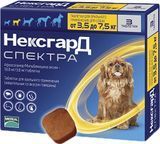 NexGard SPECTRA жувальні таблетки від бліх, кліщів та глистів для собак 3.5-7.5kg 1шт 3006 фото