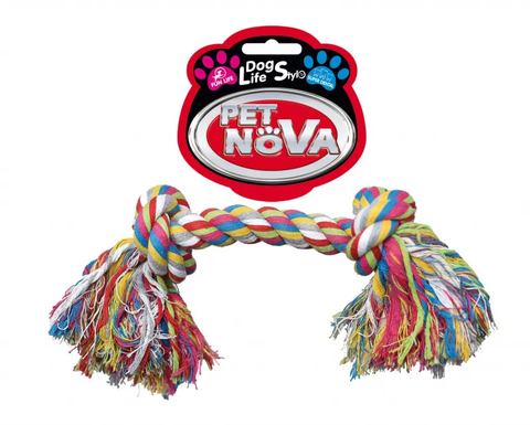 Іграшка для собак Канат Два вузли Pet Nova 37 см 12794 фото