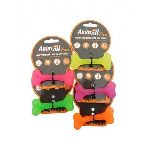 AnimAll Іграшка для собак Fun кістка, 8 см фіолетова 110 577 5313 фото