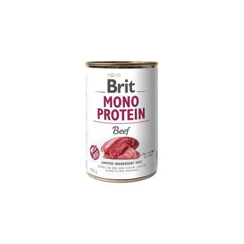 Вологий корм для собак Brit Mono Protein beef з яловичиною 400 г 14090 фото
