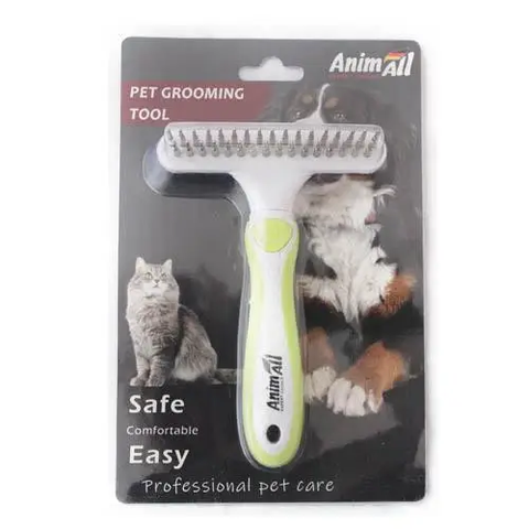 AnimAll Groom Анималл Грум гребінець-граблі MG9613 Зелена 12291 фото
