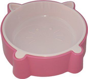 Пластикова миска ANIMALL для котів S, 200 мл (P911) рожева 4449 фото