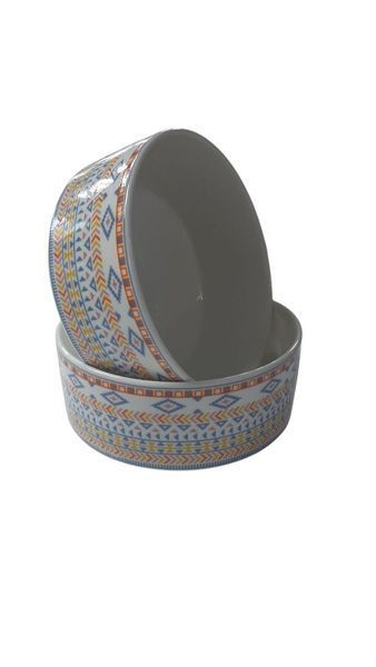 Керамічна миска  Орнамент блакитна 12 см 350 м 20101 фото