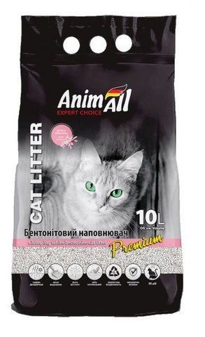 Наповнювач Animall бентонітовий білий з ароматом дитячої пудри 10л 00000013868 фото