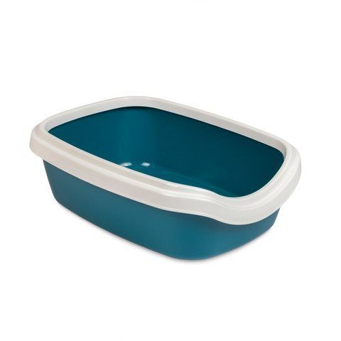 Туалет для кота &laquo;COMFORT М&raquo; 41х30х13,5 ультрамарин 3510 фото