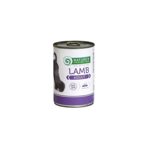 Вологий корм для дорослих собак Nature's Protection Adult Lamb 400г 15850 фото