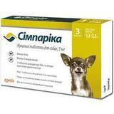 Таблетка від бліх та кліщів для собак SIMPARICA 5мг(1,3-2,5кг) 3000 фото