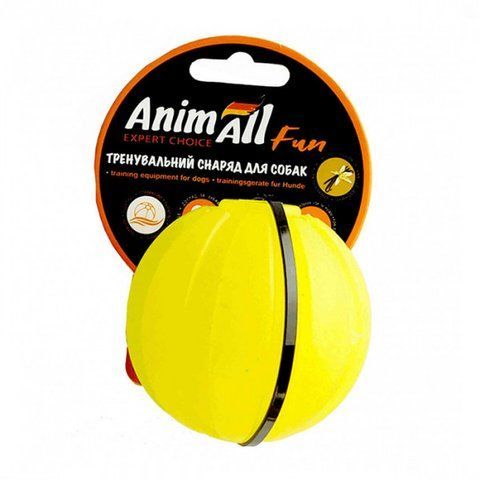 AnimAll Іграшка Fun тренувальний м'яч для собак, 5 см жовтий 130 195 5340 фото