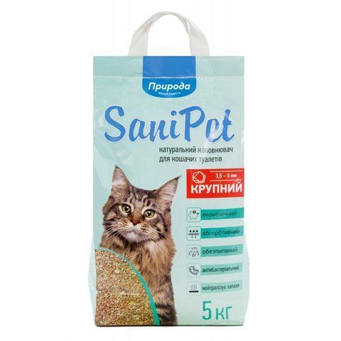 Наповнювач Sani Pet бентонітовий крупний 5кг 3333 фото