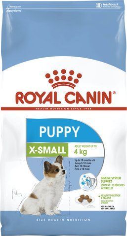 Сухий корм для цуценят дрібних порід Royal Canin X-Small Puppy 500 г (домашня птиця) 6529 фото