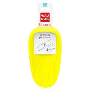 Collar WAUDOG Silicone Поїлка-насадка на пляшку для котів та собак жовта 15229 фото