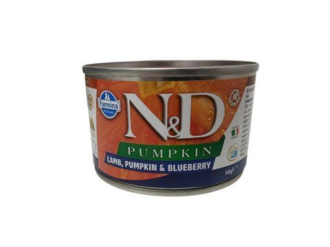 Вологий корм для собак Farmina N&D Grain Pumpkin Lamb Adult Mini беззерновий гарбуз,ягня,чорниця 140г 21229 фото
