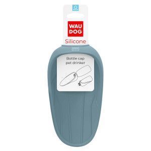 Collar WAUDOG Silicone Поїлка-насадка на пляшку для котів та собак сіра 17489 фото